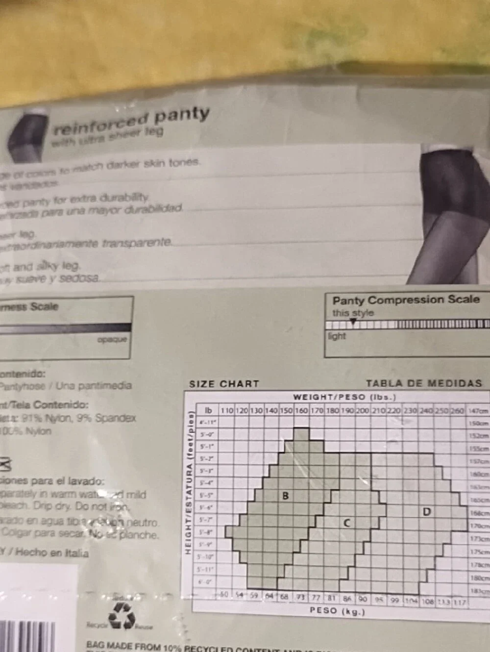 Hanes No Nonsense Ultra Sheer Pantyhose - 2 pair Black & Off Black NIP.